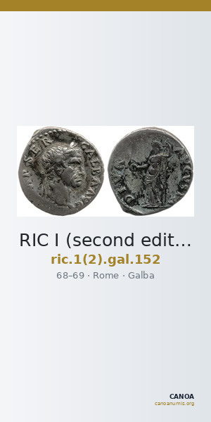 RIC I (second edition) Galba 152 — CANOA