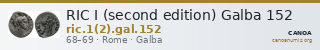 RIC I (second edition) Galba 152 — CANOA