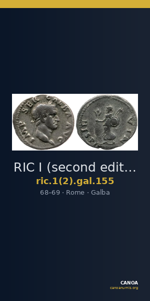 RIC I (second edition) Galba 155 — CANOA