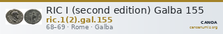 RIC I (second edition) Galba 155 — CANOA