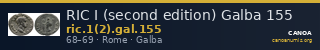 RIC I (second edition) Galba 155 — CANOA