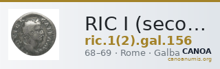 RIC I (second edition) Galba 156 — CANOA