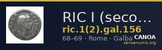 RIC I (second edition) Galba 156 — CANOA