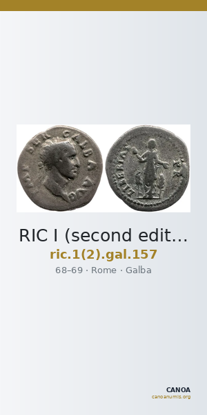 RIC I (second edition) Galba 157 — CANOA