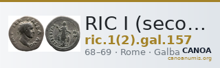 RIC I (second edition) Galba 157 — CANOA