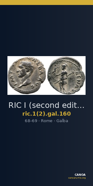 RIC I (second edition) Galba 160 — CANOA
