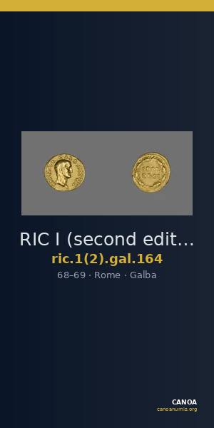 RIC I (second edition) Galba 164 — CANOA