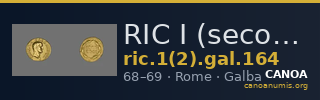 RIC I (second edition) Galba 164 — CANOA