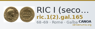 RIC I (second edition) Galba 165 — CANOA