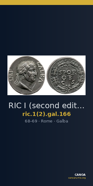 RIC I (second edition) Galba 166 — CANOA