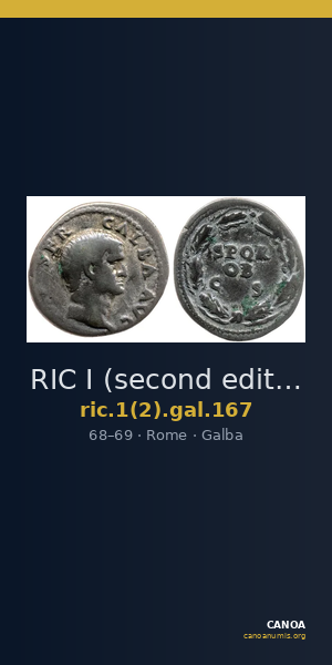 RIC I (second edition) Galba 167 — CANOA