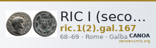 RIC I (second edition) Galba 167 — CANOA