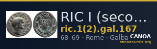 RIC I (second edition) Galba 167 — CANOA