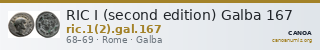 RIC I (second edition) Galba 167 — CANOA