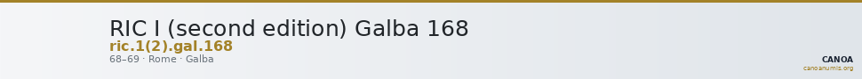 RIC I (second edition) Galba 168 — CANOA
