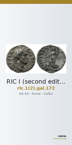 RIC I (second edition) Galba 172 — CANOA