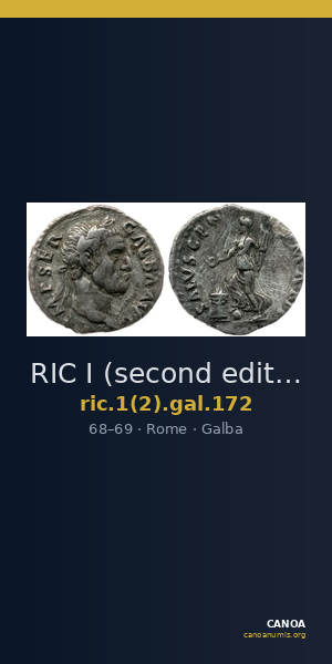 RIC I (second edition) Galba 172 — CANOA