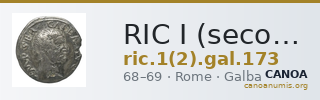 RIC I (second edition) Galba 173 — CANOA