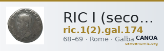 RIC I (second edition) Galba 174 — CANOA