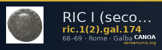 RIC I (second edition) Galba 174 — CANOA