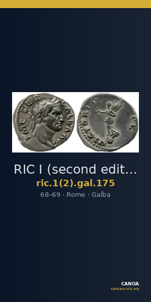 RIC I (second edition) Galba 175 — CANOA