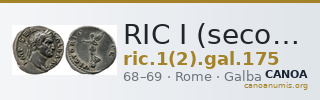 RIC I (second edition) Galba 175 — CANOA