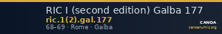 RIC I (second edition) Galba 177 — CANOA