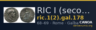 RIC I (second edition) Galba 178 — CANOA
