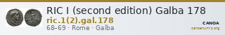 RIC I (second edition) Galba 178 — CANOA