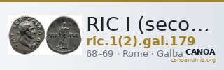 RIC I (second edition) Galba 179 — CANOA