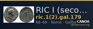 RIC I (second edition) Galba 179 — CANOA