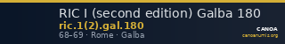 RIC I (second edition) Galba 180 — CANOA