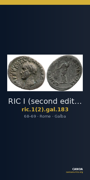 RIC I (second edition) Galba 183 — CANOA
