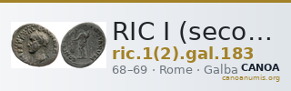 RIC I (second edition) Galba 183 — CANOA