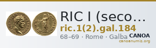 RIC I (second edition) Galba 184 — CANOA