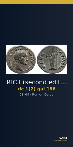 RIC I (second edition) Galba 186 — CANOA