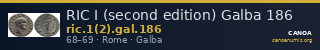 RIC I (second edition) Galba 186 — CANOA