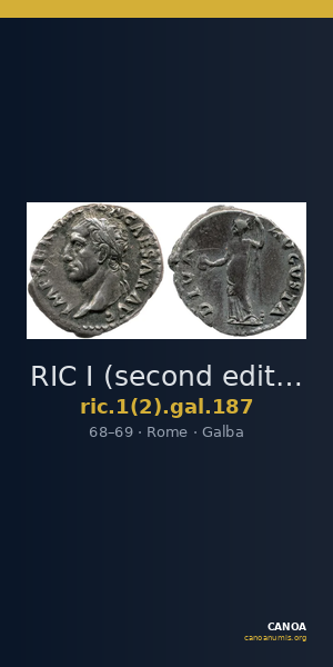 RIC I (second edition) Galba 187 — CANOA