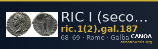 RIC I (second edition) Galba 187 — CANOA