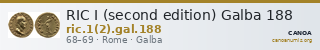 RIC I (second edition) Galba 188 — CANOA
