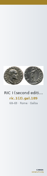 RIC I (second edition) Galba 189 — CANOA