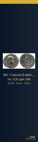 RIC I (second edition) Galba 189 — CANOA