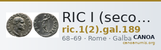 RIC I (second edition) Galba 189 — CANOA