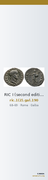 RIC I (second edition) Galba 190 — CANOA