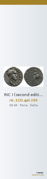 RIC I (second edition) Galba 193 — CANOA