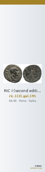 RIC I (second edition) Galba 195 — CANOA