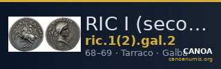 RIC I (second edition) Galba 2 — CANOA