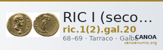 RIC I (second edition) Galba 20 — CANOA