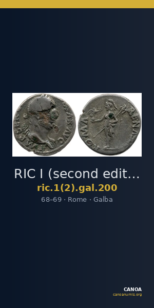 RIC I (second edition) Galba 200 — CANOA