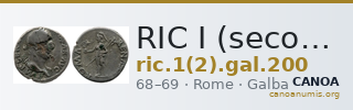 RIC I (second edition) Galba 200 — CANOA